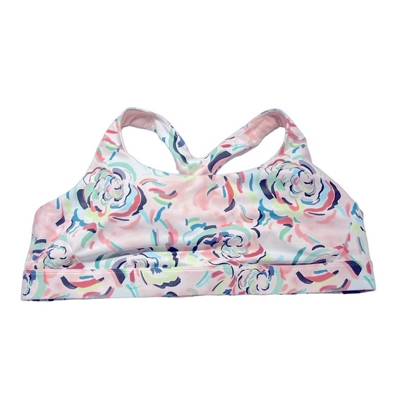 🆕 Athleta Ultimate‎ Printed Bra D-DD+ - Picture 1 of 5
